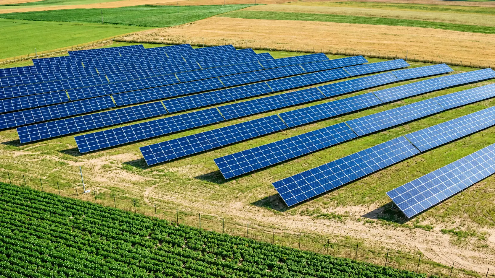 Agricultural solar installation